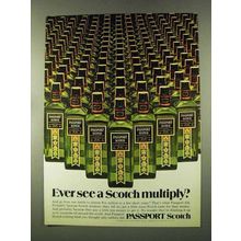 1973 Passport Scotch Ad - Ever See Scotch Multiply