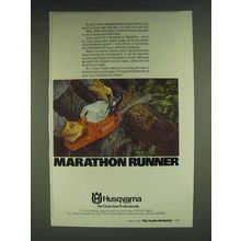 1985 Husqvarna Rancher Chain Saw Ad - Marathon Runner