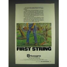 1985 Husqvarna 16R String Trimmer Ad - First String