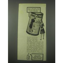 1941 Sani-flush Toilet Cleaner Ad - This is the way to be sure of clean toilets