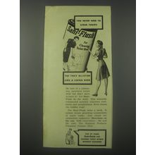 1941 Sani-flush Toilet Cleaner Ad - You never need to scrub toilets