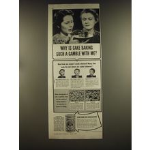 1939 Royal Baking Powder Ad - Why is cake baking such a gamble with me?