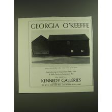 1974 Kennedy Galleries Advertisement - Georgia O'Keeffe