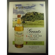 1951 Grant's Scotch Ad - Stirling Castle