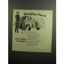 1952 Reno Chamber of Commerce Advertisement - Everybody's in Reno now