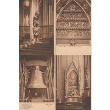 Koln A Rh Dome Relief St Christophel Kaiserglock German 4x Postcard s