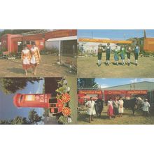 Royal Mail Welsh Flower Festival Exhibition 4x 1980s Postcard s