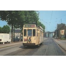 Mons Belgium NSCV Hainaut 10345 Route 1 Cuesmes Bus Postcard