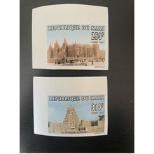 Mali 1996 Mi. 1505 - 1506 ND IMPERF Mosquée Religion Sankoré Djenné Islam MNH**