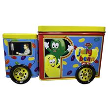 Jelly Bean Vehicle EMPTY Collectable Tin Truck Container Vintage Storage Decor