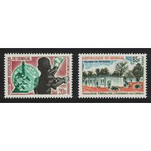 Senegal Anti-leprosy Campaign 2v 1965 MNH SG#292-293 MI#296-297