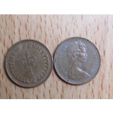 GB 1971 Elizabeth II Decimal Half Penny Coin