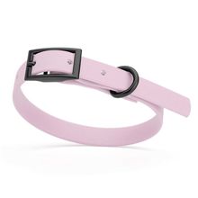 Dog Pet Waterproof Collar - W1/2" x L9"-12" - Pastel Purple