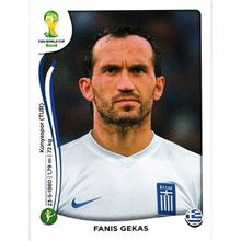 2014 Panini World Cup Soccer Stickers - #220 - Fanis Gekas