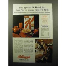 1963 Kellogg's Special K Cereal Ad - Fits Modern Diets