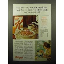 1963 Kellogg's Special K Cereal Ad - Many Modern Diets