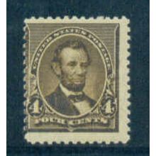 222 4c Abraham Lincoln Average MNH C1397