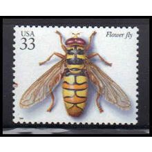 3351f 33c Flower Fly Fine MNH Z4687