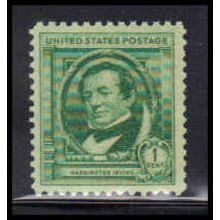 859 1c Washington Irving Fine MNH KA2206