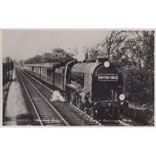 The Kentish Belle Train Locomotive Antique British Railways Real Photo Postcard