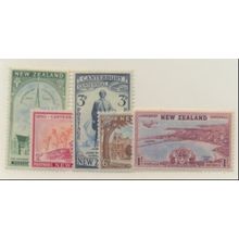 New Zealand Stamps Scott #274 To 278, Mint Hinged