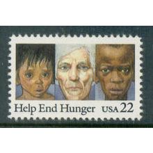 2164 22c End Hunger Fine MNH MA2024