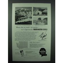 1958 Washington Tourism Ad - Where Else So Much