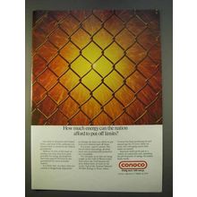 1979 Conoco Oil Ad - How Much Energy Off Limits