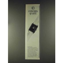 1979 Concord Quartz Watch Ad - His Kind of Time