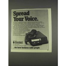 1982 Standard Communications Mobile Radios Ad