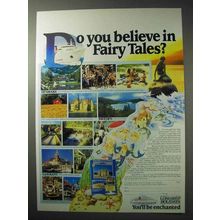 1986 Longship Holidays Ad - Believe in Fairy Tales?