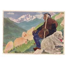 EN PARCOURANT LE BEARN, FRANCE unused vintage postcard
