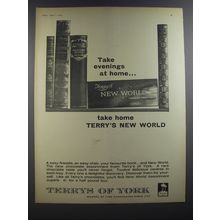 1964 Terry's of New York New World Chocolate Assortment Ad - Take evenings at