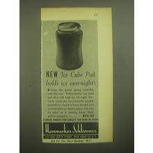1945 Hammacher Schlemmer Ice Cube Pail Advertisement