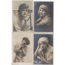 Gladys Cooper Hands On Chin Beauty Gipsy Daydream 4x Old Postcard s