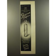 1954 Schiaparelli Perfume Ad - To go where you go new golden, purse-size