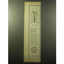 1960 Bloomingdale's Fashion Ad - Symbol of comfort, Hathaway's zephyr madras