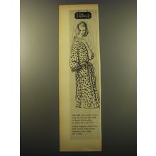 1960 B. Altman & Co Robe Advertisement - nice kitty