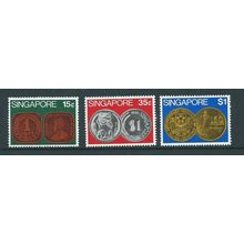 singapore stamps mnh sg171 sg 171 coins set 1972