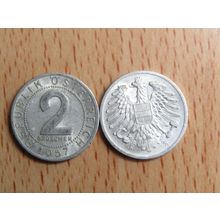 Austria 1957 2 Groschen Coin
