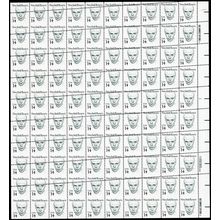1856d, MNH 14¢ Two Imperforate Between Errors In Full Sheet RARE - Stuart Katz