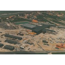 Sangatte Site Euro Tunnel Aerial Construction Postcard