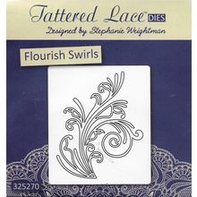 Tattered Lace. Flourish Swirls Die. Die Cutting Cardmaking Scrapbooking Craft