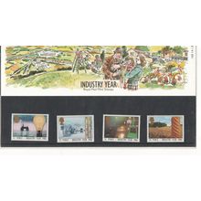 GB stamps 1986 Presentation Pack - SG 1308-1311 - Industry Year
