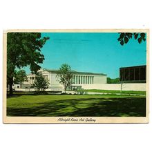 Postcard USA NY New York Buffalo Albright-Knox Art Gallery posted 1965