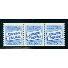 2005v 20c Consumer Education Fine MNH Dry Gum PNC 4/3 + Partial # C0981