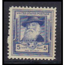 867 5c Walt Whitman Fine MNH KA2829