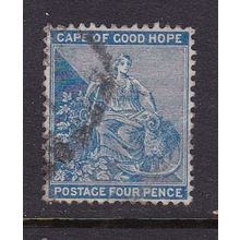 CAPE OF GOOD HOPE 1884-90 4d USED SG51