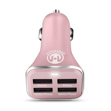 Quad USB 6.8A Car Charger[ Rose Gold ]