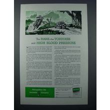 1953 Metropolitan Life Insurance Ad - Hare Tortoise